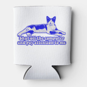 Funny grumpy cat meme für Katzenbesitzer & Liebhab Dosenkühler