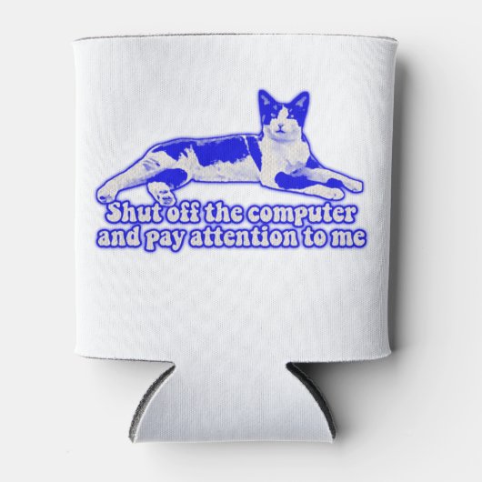 Funny grumpy cat meme für Katzenbesitzer & Liebhab Dosenkühler (Vorderseite)