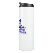 Funny grumpy cat meme für Katzenbesitzer & Liebhab Thermosbecher (Nach rechts gedreht)