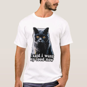Funny grumpy cat meme für Katzenbesitzer und Liebh T-Shirt