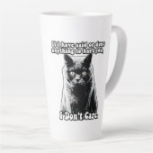 Funny grumpy cat meme für kitten personen & besitz milchtasse (Rechte Ecke)