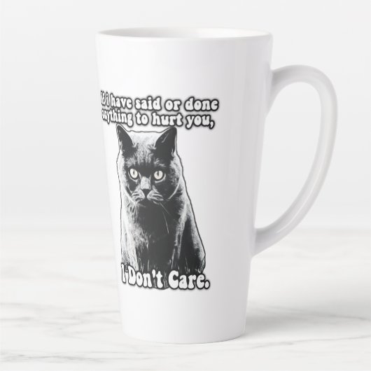 Funny grumpy cat meme für kitten personen & besitz milchtasse (Rechts)