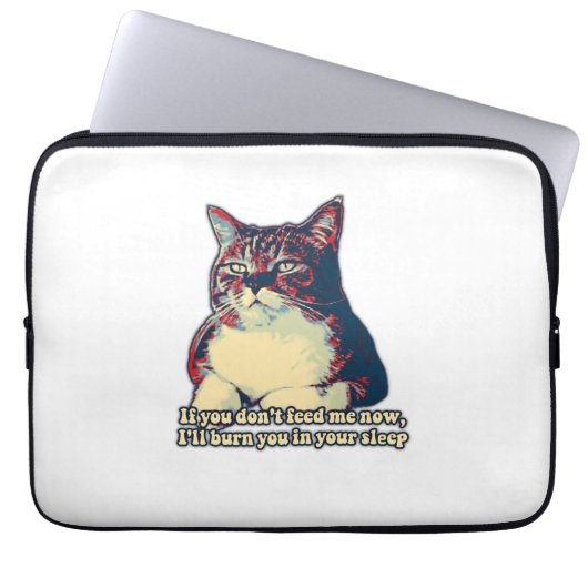 Funny grumpy cat meme für kitty besitzer und liebh laptopschutzhülle (Vorderseite)