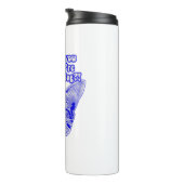 Funny grumpy cat meme für kitty und cat Liebhaber Thermosbecher (Nach rechts gedreht)