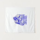 Funny grumpy cat meme für kitty und cat Liebhaber Wandteppich (Vorderseite (Horizontal))