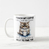 Funny Grumpy Cat Quote Kaffeetasse (Links)