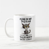 Funny Grumpy Cat Sprichwort Kaffeetasse (Links)