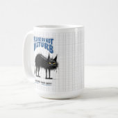 Funny Grumpy Cat Tasse - Bitte nicht stören (Vorderseite Links)