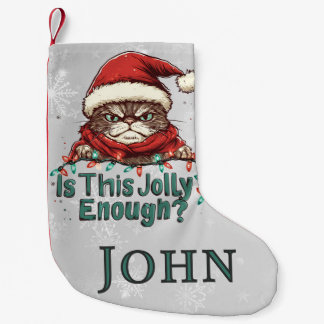 Funny Grumpy Cat Weihnachts-Strumpf Kleiner Weihnachtsstrumpf