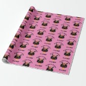 Funny Grumpy Christmas Cat Geschenkpapier (Ungerollt)