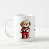   Funny Grumpy Dog - This Is My Happy Face Kaffeetasse (Links)