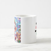 Funny Grumpy Elf Weihnachten Kaffeetasse (Mittel)