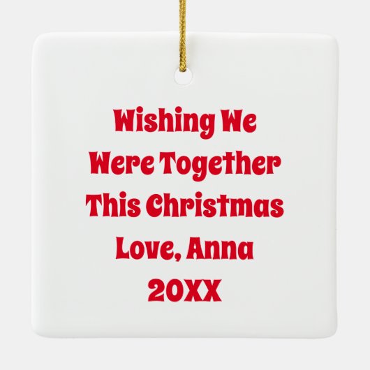 Funny Grumpy Elf Weihnachten Keramikornament (Rückseite)