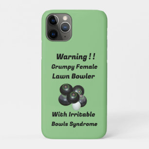 Funny Grumpy Female Lawn Bowler, Case-Mate iPhone Hülle