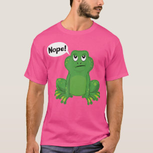 Funny Grumpy Frog Amphibian Toad Frogs Spaß Anima T-Shirt