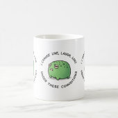 Funny Grumpy Frog Mug – I Cannot Live Laugh Love U Kaffeetasse (Mittel)