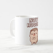Funny Grumpy Igel nicht umsonst Kaffeetasse (Vorderseite Links)