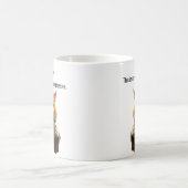 Funny Grumpy Katze in einem Robe und Kaffee Orange Kaffeetasse (Mittel)