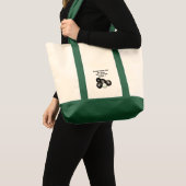 Funny Grumpy Male Lawn Bowler, Impulse Bag Tragetasche (Vorderseite (Produkt))