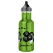 Funny Grumpy Man at Lawn Bowls, Wasserflasche (Rechts)