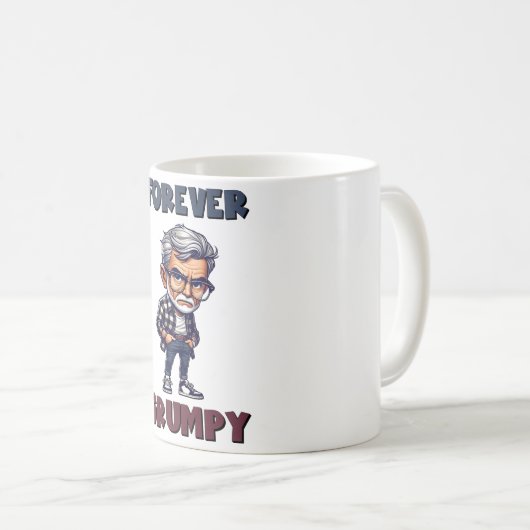 Funny/Grumpy Old Man Kaffeetasse (VorderseiteRechts)