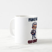 Funny/Grumpy Old Man Kaffeetasse (Vorderseite Links)