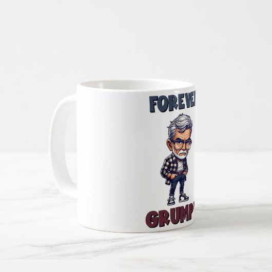 Funny/Grumpy Old Man Kaffeetasse (Vorderseite Links)