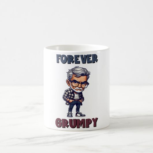 Funny/Grumpy Old Man Kaffeetasse (Mittel)
