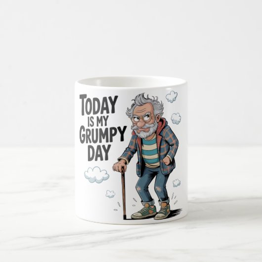 Funny/Grumpy Old Man Kaffeetasse (Mittel)