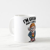 Funny/Grumpy Old Man Kaffeetasse (Vorderseite Links)