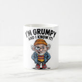 Funny/Grumpy Old Man Kaffeetasse (Mittel)