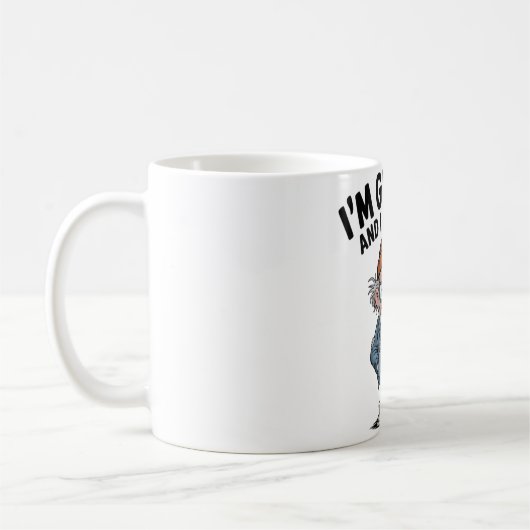 Funny/Grumpy Old Man Kaffeetasse (Links)