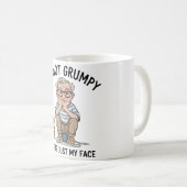 Funny/Grumpy Old Man Kaffeetasse (VorderseiteRechts)