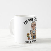 Funny/Grumpy Old Man Kaffeetasse (Vorderseite Links)