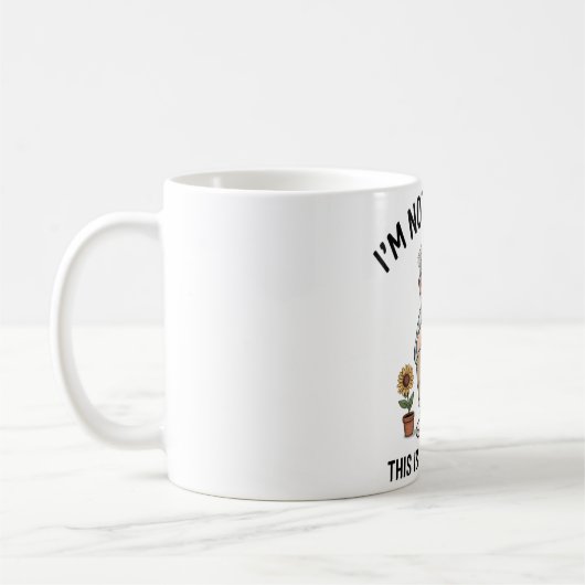 Funny/Grumpy Old Man Kaffeetasse (Links)