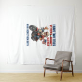 Funny Grumpy Old Man Veteran Motorrad Wandteppich (Beispiel (Horizontal))