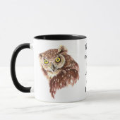 Funny Grumpy Owl Keine solche Sachen, zu viele Büc Tasse (Links)