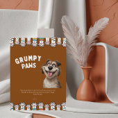 Funny Grumpy Paws Vatertag Letterhead Briefbogen