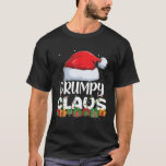Funny Grumpy Santa Claus Christmas Pajamas Familie T-Shirt<br><div class="desc">Funny Grumpy Weihnachtsmann Weihnachten Pajamas Familie Matching</div>