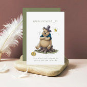 Funny Grumpy Winnie the Pooh Father's Day Card Einladung