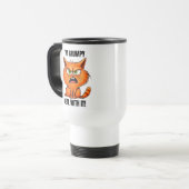 Funny Grumpy Wort art sarcasi Reisebecher (Vorderseite Links)