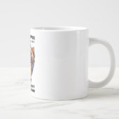 Funny Grumpy Yorkshire Terrier Dog Tasse (Rechts)