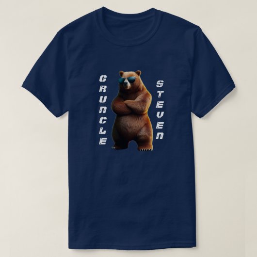 Funny Gruncel mit Coolem Bären-T - Shirt (Design vorne)