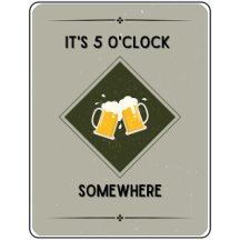 Funny Grunge 5 Uhr Irgendwo Text grau grün