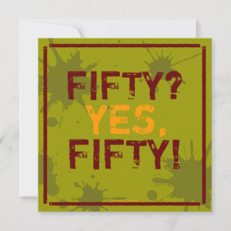 Funny Grungy Geburtstagsparty Einladung