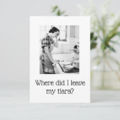 Funny Grußkarte (Stehend Vorderseite)