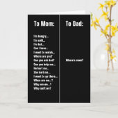 Funny Grußkarte | Jeder Fall Karte (Gelbe Blume)