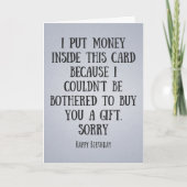 Funny Grußkarte Karte (Vorderseite)