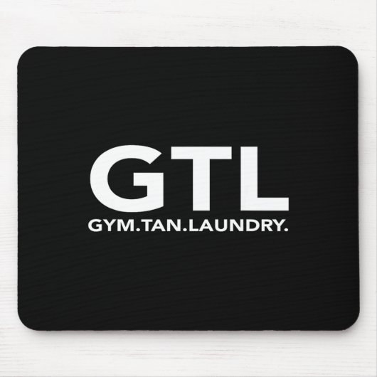 Funny Gtl Gift - Funny Gym Tan Laundry New Jersey Mousepad (Vorne)