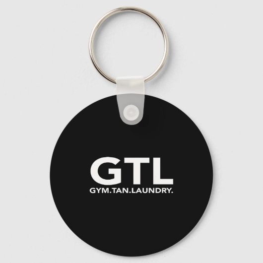 Funny Gtl Gift - Funny Gym Tan Laundry New Jersey Schlüsselanhänger (Vorderseite)